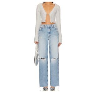 MOTHER Light Blue Straight Leg Jeans